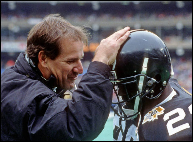 1992 Steelers Bill Cowher & Barry Foster